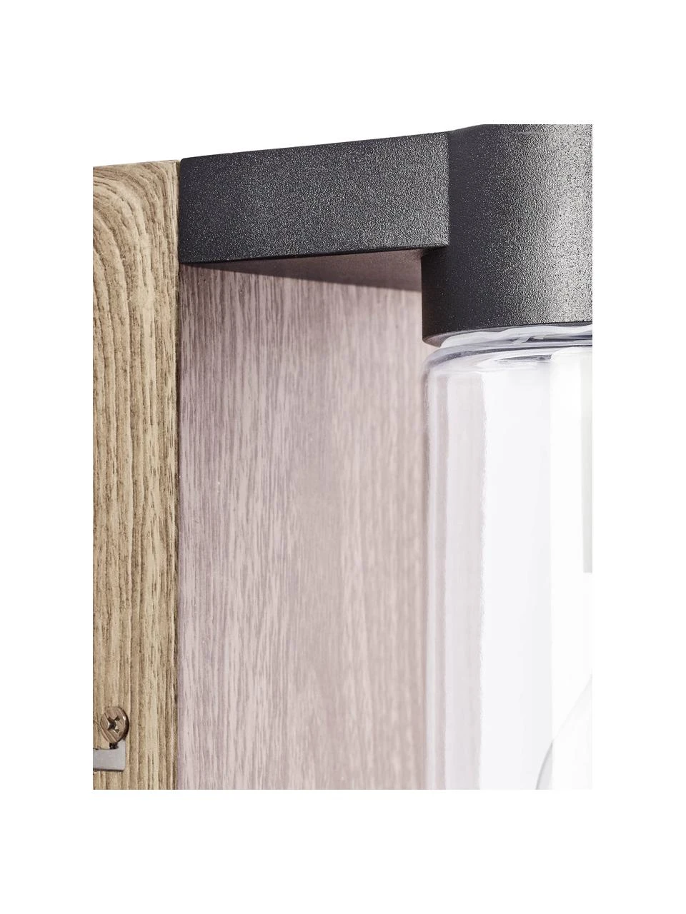 Außenwandleuchte Cabar in Holzoptik, B 10 x H 21 cm 8 Außenwandleuchte Cabar in Holzoptik, B 10 x H 21 cm – Bild 6