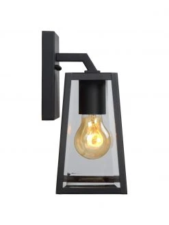 Lucide Au&szlig;enwandleuchte Matslot aus Glas, B 14 x H 25 cm -Leuchten Verkaufsladen Aussenwandleuchte Matslot aus Glas 5