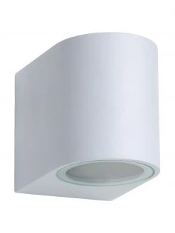 Lucide Außenwandleuchte Zora in Weiß, B 7 x H 8 cm