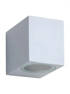 Lucide Außenwandleuchte Zora in Weiß, B 7 x H 8 cm