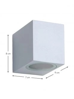 Lucide Außenwandleuchte Zora in Weiß, B 7 x H 8 cm 10 Lucide Außenwandleuchte Zora in Weiß, B 7 x H 8 cm -Leuchten Verkaufsladen Aussenwandleuchte Zora in Weiss 16