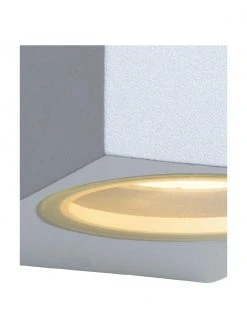 Lucide Au&szlig;enwandleuchte Zora in Wei&szlig;, B 7 x H 15 cm -Leuchten Verkaufsladen Aussenwandleuchte Zora in Weiss 9