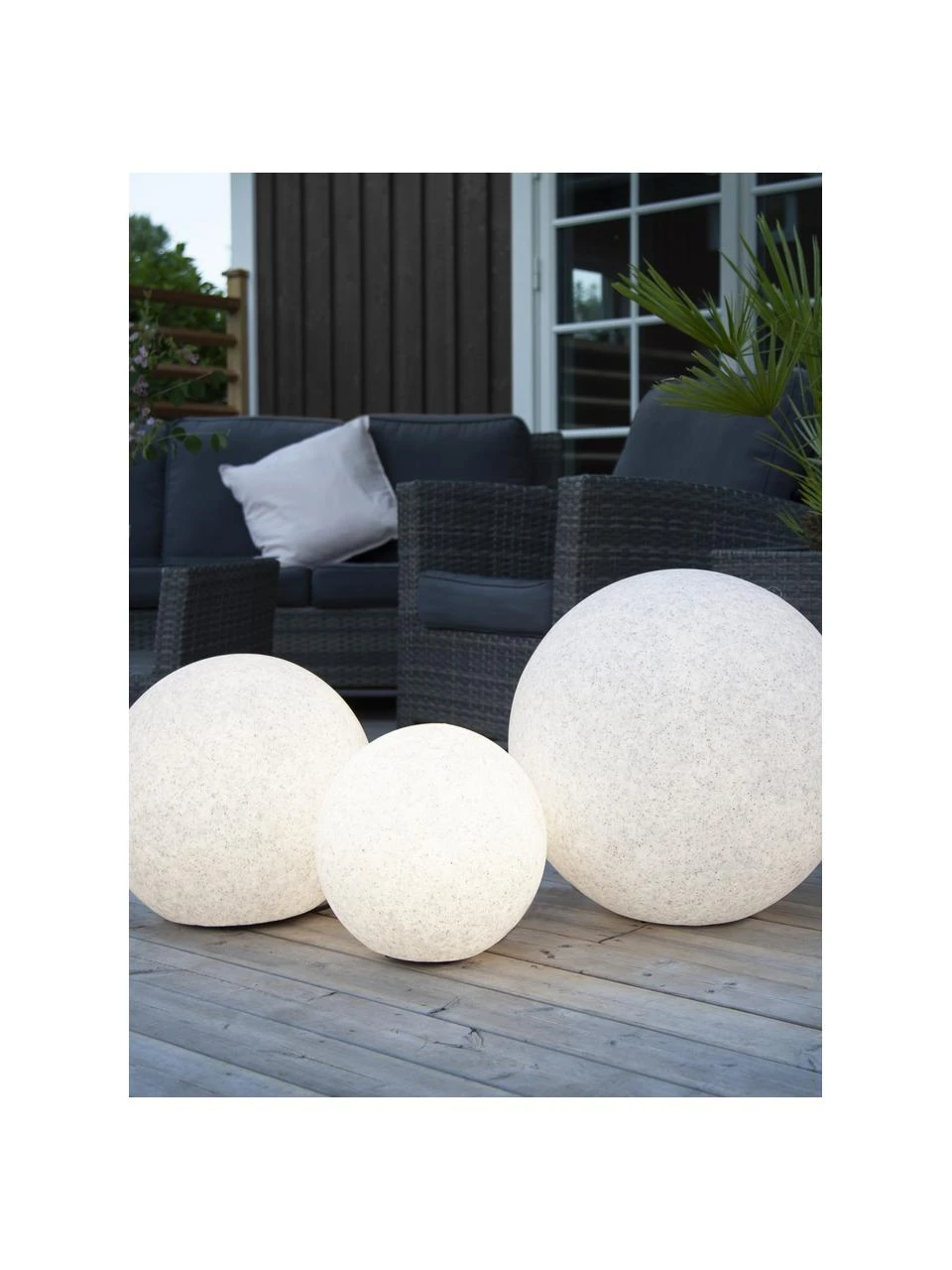 Bodenleuchte Gardenlight mit Stecker, Ø 29 x H 30 cm 4 Bodenleuchte Gardenlight mit Stecker, Ø 29 x H 30 cm – Bild 2