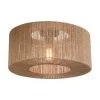 Boho-Deckenleuchte Iguazu aus Jute, Ø 50 x H 22 cm