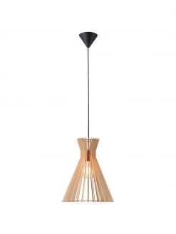 Nordlux Boho-Pendelleuchte Groa aus Holz, Ø 34 x H 41 cm 11 Nordlux Boho-Pendelleuchte Groa aus Holz, Ø 34 x H 41 cm -Leuchten Verkaufsladen Boho Pendelleuchte Groa aus Holz 3