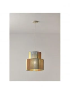 Westwing Collection Boho-Pendelleuchte Lace aus Leinenfäden, Ø 40 x H 40 cm 11 Westwing Collection Boho-Pendelleuchte Lace aus Leinenfäden, Ø 40 x H 40 cm -Leuchten Verkaufsladen Boho Pendelleuchte Lace aus Leinenfaden 9