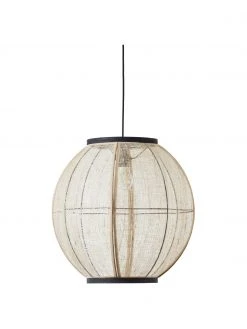 Boho-Pendelleuchte Tanah, Ø 47 x H 47 cm