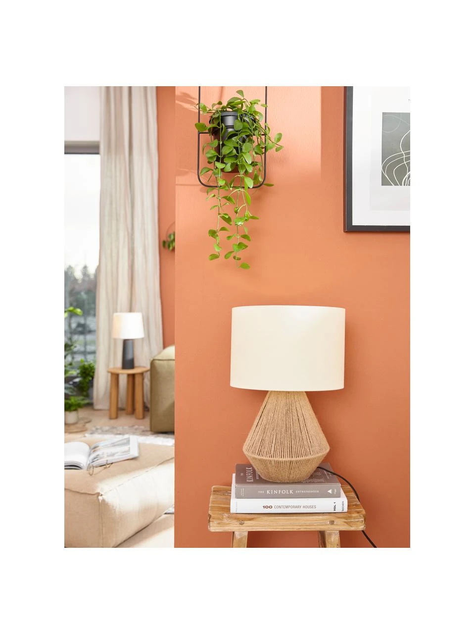 Westwing Collection Boho-Tischlampe Cecillia aus Jute, Ø 32 x H 48 cm 4 Westwing Collection Boho-Tischlampe Cecillia aus Jute, Ø 32 x H 48 cm – Bild 2