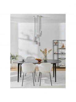 Westwing Collection Cluster-Pendelleuchte Arvo in Chromfarben, Ø 38 x H 120 cm -Leuchten Verkaufsladen Cluster Pendelleuchte Arvo in Chromfarben 3