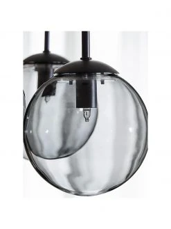 Westwing Collection Cluster-Pendelleuchte Edie aus Rauchglas, B 30 x T 30 cm 13 Westwing Collection Cluster-Pendelleuchte Edie aus Rauchglas, B 30 x T 30 cm -Leuchten Verkaufsladen Cluster Pendelleuchte Edie aus Rauchglas 5