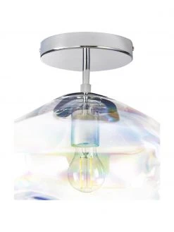 Westwing Collection Deckenleuchte Amora aus irisierendem Glas, Ø 35 x H 28 cm 10 Westwing Collection Deckenleuchte Amora aus irisierendem Glas, Ø 35 x H 28 cm -Leuchten Verkaufsladen Deckenleuchte Amora aus irisierendem Glas 3