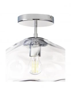 Westwing Collection Deckenleuchte Amora aus transparentem Glas, Ø 35 x H 28 cm -Leuchten Verkaufsladen Deckenleuchte Amora aus transparentem Glas 5