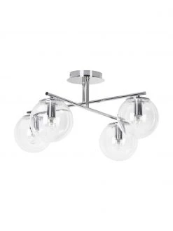 Westwing Collection Deckenleuchte Atlanta aus transparentem Glas, B 65 x H 30 cm 12 Westwing Collection Deckenleuchte Atlanta aus transparentem Glas, B 65 x H 30 cm -Leuchten Verkaufsladen Deckenleuchte Atlanta aus transparentem Glas 4