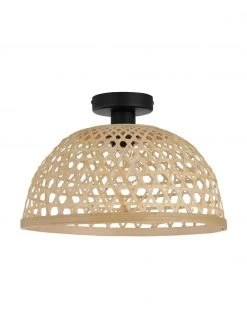 Deckenleuchte Claverdon aus Bambus, Ø 37 x H 25 cmNur noch wenige verfügbar