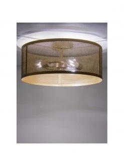 Searchlight Deckenleuchte Goldy aus Metall, Ø 45 x H 21 cm 10 Searchlight Deckenleuchte Goldy aus Metall, Ø 45 x H 21 cm -Leuchten Verkaufsladen Deckenleuchte Goldy aus Metall 3