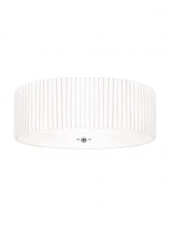 Marksl&ouml;jd Deckenleuchte Jackie aus Faltenstoff, Ø 45 x H 15 cm