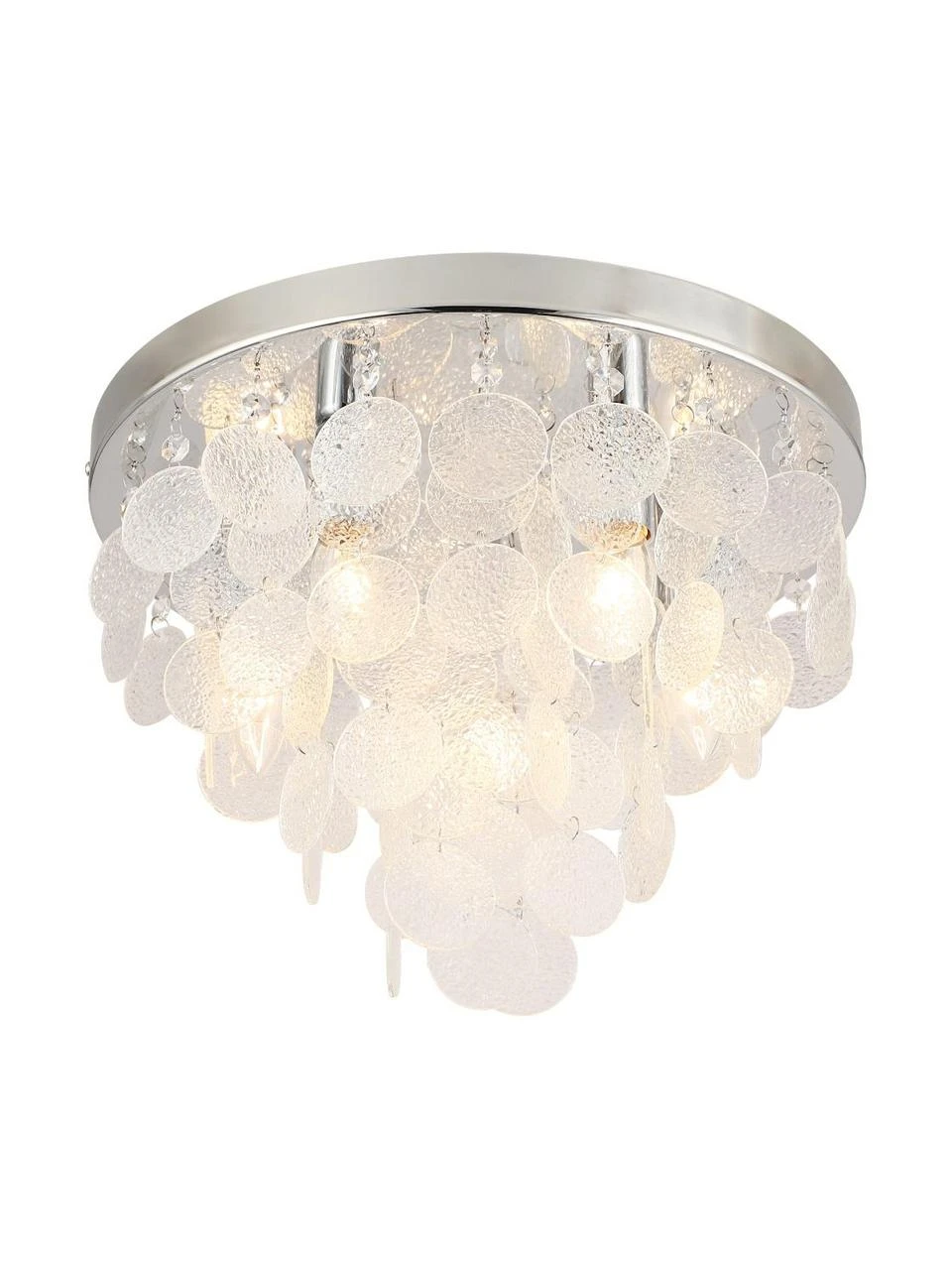 Deckenleuchte Pardo aus Glas, Ø 55 x H 34 cm 3 Deckenleuchte Pardo aus Glas, Ø 55 x H 34 cm