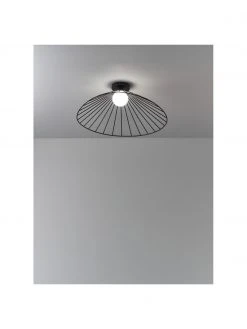 Westwing Collection Deckenleuchte Silvan in Schwarz, B 59 x H 24 cm -Leuchten Verkaufsladen Deckenleuchte Silvan in Schwarz 4