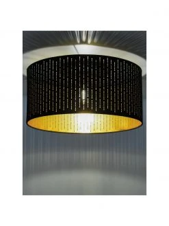 Deckenleuchte Varillas in Schwarz-Gold, Ø 48 x H 22 cm -Leuchten Verkaufsladen Deckenleuchte Varillas in Schwarz Gold 3