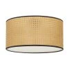 Westwing Collection Deckenleuchte Vienna aus Wiener Geflecht, ∅ 40 x H 20 cm