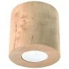 Deckenspot Roda aus Holz, Ø 10 x H 12 cm