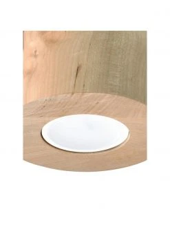 Deckenspot Roda aus Holz, Ø 10 x H 12 cm -Leuchten Verkaufsladen Deckenspot Roda aus Holz 4