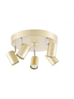 By Rydens Deckenstrahler Correct in Gold, Ø 30 x H 14 cm