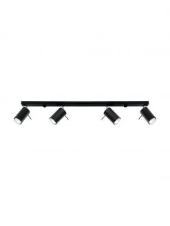 Deckenstrahler Etna in Schwarz, B 81 x H 16 cm