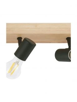 Deckenstrahler Townshend aus Holz, B 63 x H 13 cm -Leuchten Verkaufsladen Deckenstrahler Townshend aus Holz 19