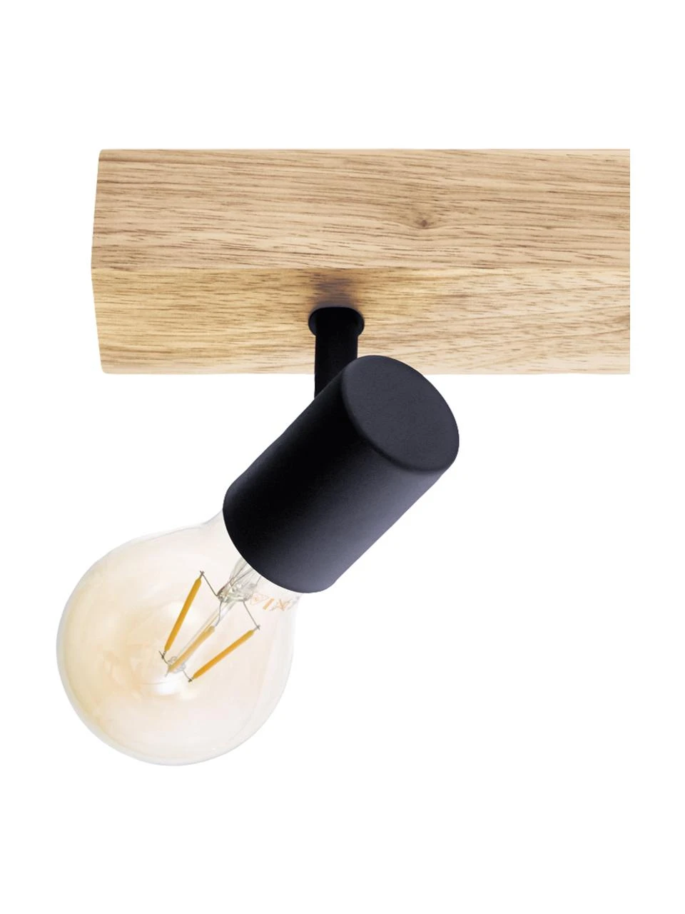 Deckenstrahler Townshend aus Holz, B 48 x H 13 cm 6 Deckenstrahler Townshend aus Holz, B 48 x H 13 cm – Bild 4