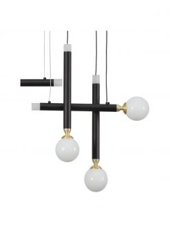 Design LED-Pendelleuchte Cayo mit Glasschirmen, B 51 x H 39 cm -Leuchten Verkaufsladen Design LED Pendelleuchte Cayo mit Glasschirmen 5