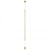Design LED-Pendelleuchte mit Bodenverankerung Elettra in Goldfarben, Ø 7 x H 120 cmNur noch wenige verfügbar -Leuchten Verkaufsladen Design LED Pendelleuchte mit Bodenverankerung Elettra in Goldfarben