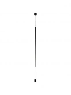 Design LED-Pendelleuchte mit Bodenverankerung Elettra in Schwarz, Ø 7 x H 120 cm -Leuchten Verkaufsladen Design LED Pendelleuchte mit Bodenverankerung Elettra in Schwarz 3