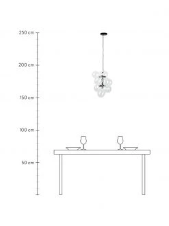 Westwing Collection Design Pendelleuchte Bubbles aus Glas, Ø 32 cm 11 Westwing Collection Design Pendelleuchte Bubbles aus Glas, Ø 32 cm -Leuchten Verkaufsladen Design Pendelleuchte Bubbles aus Glas 3