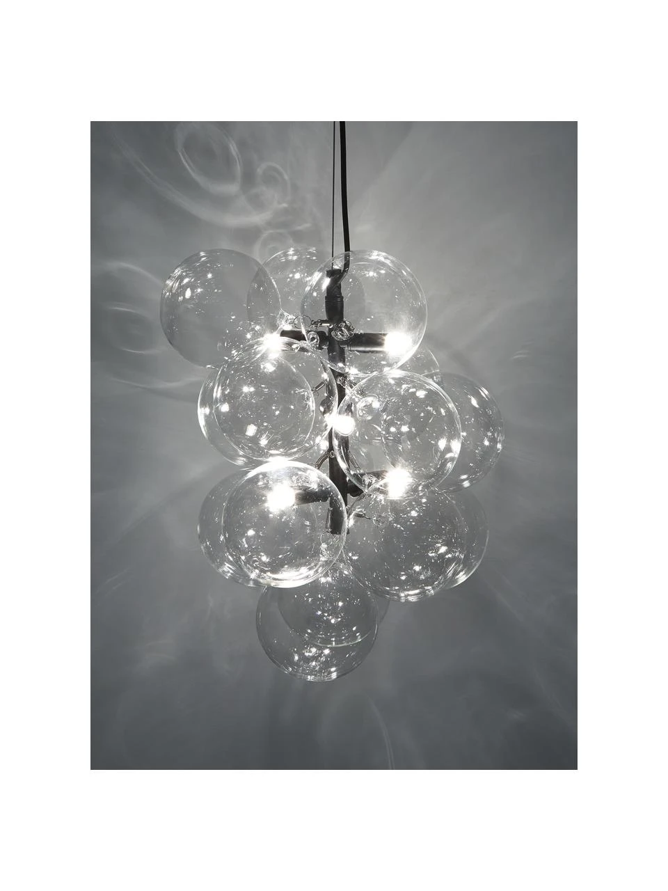 Westwing Collection Design Pendelleuchte Bubbles aus Glas, Ø 32 cm 8 Westwing Collection Design Pendelleuchte Bubbles aus Glas, Ø 32 cm – Bild 6