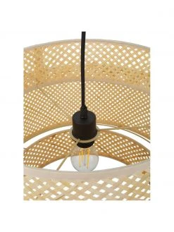 Westwing Collection Design Pendelleuchte Finja aus Bambus, Ø 50 x H 38 cm 11 Westwing Collection Design Pendelleuchte Finja aus Bambus, Ø 50 x H 38 cm -Leuchten Verkaufsladen Design Pendelleuchte Finja aus Bambus 3