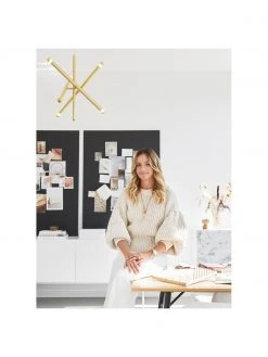 Westwing Collection Design Pendelleuchte Sticks, Ø 60 cm -Leuchten Verkaufsladen Design Pendelleuchte Sticks 8