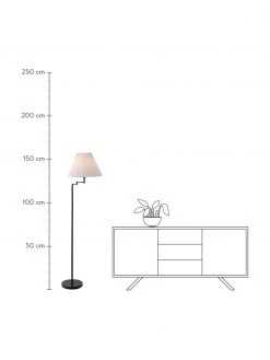 Nordlux Design Stehlampe Break mit Plissee-Schirm, Ø 44 x H 158 cmNur noch wenige verfügbar -Leuchten Verkaufsladen Design Stehlampe Break mit Plissee Schirm 2