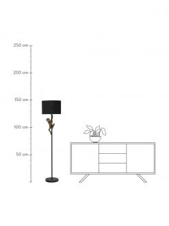 Lucide Design Stehlampe Chimp mit Affenfigur, Ø 35 x H 150 cm -Leuchten Verkaufsladen Design Stehlampe Chimp mit Affenfigur 2