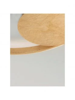 Dimmbare LED-Deckenleuchte Fuline in Gold, Ø 50 x H 5 cm -Leuchten Verkaufsladen Dimmbare LED Deckenleuchte Fuline in Gold 5