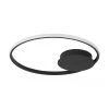 Dimmbare LED-Deckenleuchte Fuline in Schwarz, Ø 50 x H 5 cmNur noch 1 Artikel verfügbar