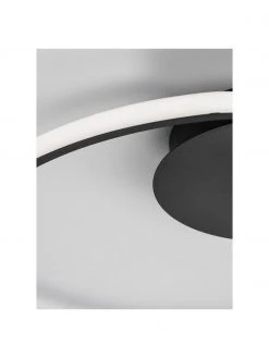 Dimmbare LED-Deckenleuchte Fuline in Schwarz, Ø 50 x H 5 cmNur noch 1 Artikel verfügbar -Leuchten Verkaufsladen Dimmbare LED Deckenleuchte Fuline in Schwarz 4