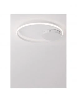 Dimmbare LED-Deckenleuchte Fuline in Wei&szlig;, Ø 50 x H 5 cmNur noch wenige verfügbar -Leuchten Verkaufsladen Dimmbare LED Deckenleuchte Fuline in Weiss 3