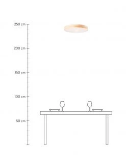 Dimmbare LED-Deckenleuchte Slimline aus Holz mit Fernbedienung, Ø 49 x H 9 cm 8 Dimmbare LED-Deckenleuchte Slimline aus Holz mit Fernbedienung, Ø 49 x H 9 cm -Leuchten Verkaufsladen Dimmbare LED Deckenleuchte Slimline aus Holz mit Fernbedienung 1
