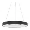Dimmbare LED-Pendelleuchte Rando in Schwarz, Ø 60 x H 6 cmNur noch wenige verfügbar