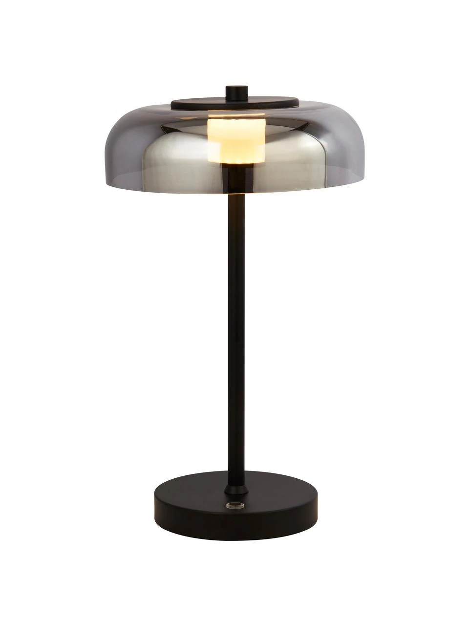 Searchlight Dimmbare LED-Tischlampe Frisbee aus Glas, Ø 23 x H 40 cm 7 Searchlight Dimmbare LED-Tischlampe Frisbee aus Glas, Ø 23 x H 40 cm – Bild 5