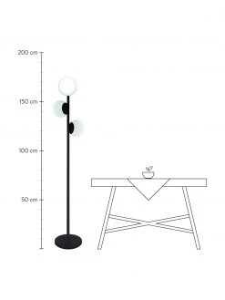 Dimmbare Outdoor Stehlampe Globy mit Stecker, Ø 42 x H 175 cm -Leuchten Verkaufsladen Dimmbare Outdoor Stehlampe Globy mit Stecker 2