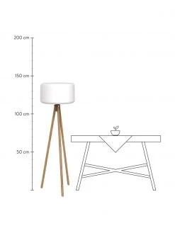 Dimmbare Tripod LED-Gartenleuchte Chloe mit Stecker und Fernbedienung, Ø 45 x H 140 cmNur noch wenige verfügbar -Leuchten Verkaufsladen Dimmbare Tripod LED Gartenleuchte Chloe mit Stecker und Fernbedienung 2