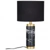 Westwing Collection Glam-Tischlampe Miranda mit Marmorfu&szlig;, Ø 28 x H 48 cm -Leuchten Verkaufsladen Glam Tischlampe Miranda mit Marmorfuss