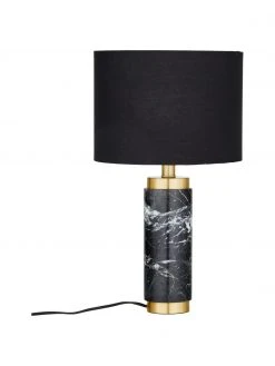 Westwing Collection Glam-Tischlampe Miranda mit Marmorfu&szlig;, Ø 28 x H 48 cm